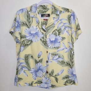 VTG LA Cabana Women's Floral Hawaiian‎ Shirts Size Sp